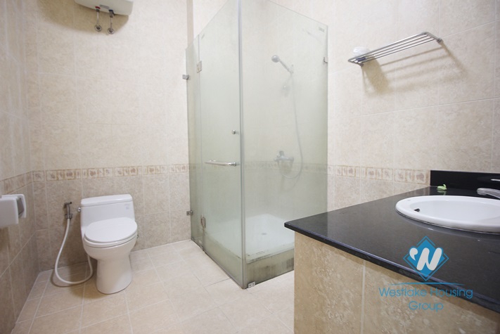 The 4-bedroom fully furnished apartment at Ciputra is located in a quiet area with fresh air